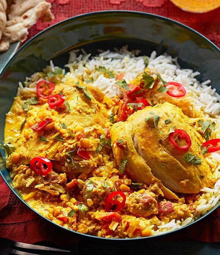 https://www.pontalo.net - Afghan-style chicken korma with dried sour plums