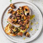 https://www.pontalo.net - Air-fryer mushrooms on toast