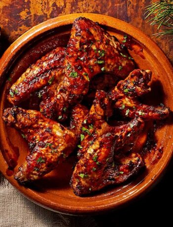 https://www.pontalo.net - Air-fryer soy & cranberry chicken wings