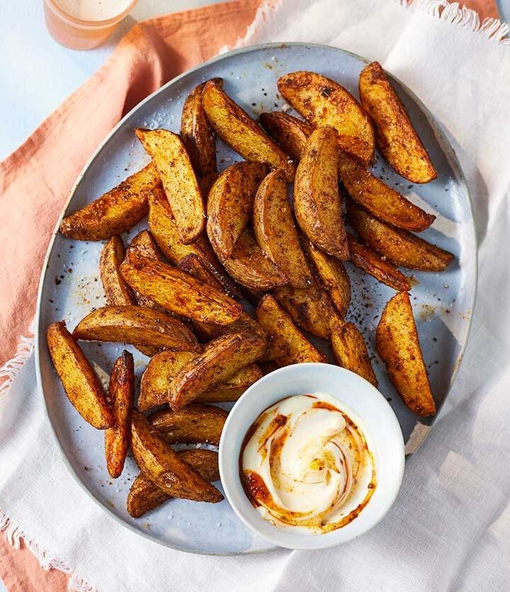 https://www.pontalo.net - Air-fryer potato wedges