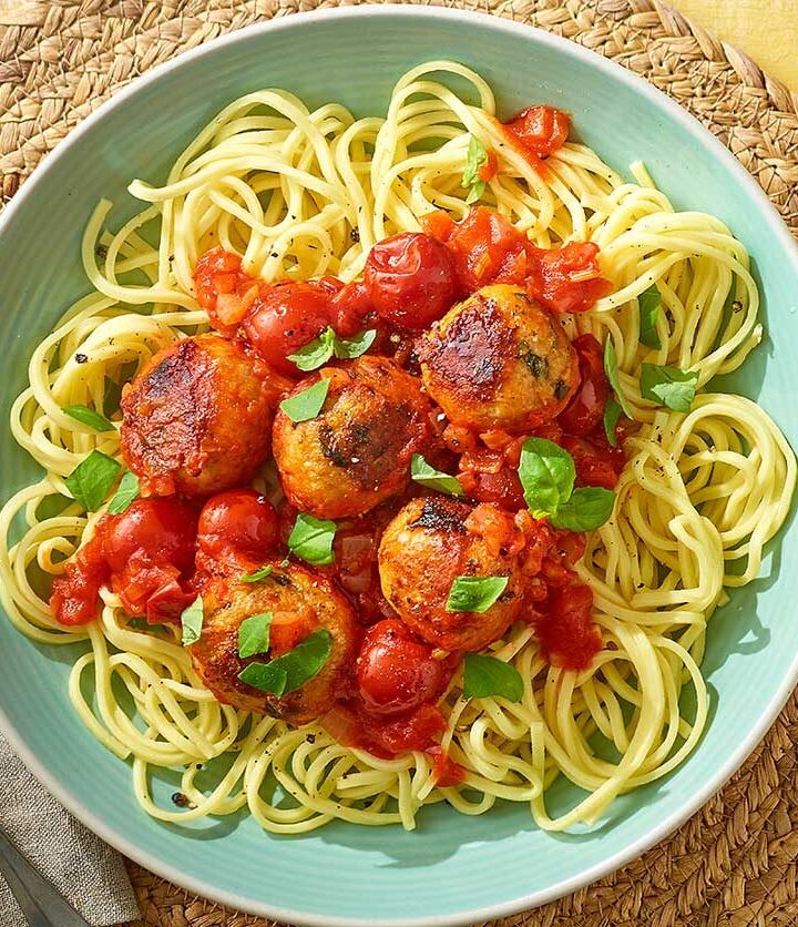 https://www.pontalo.net - Basil & lemon chicken meatballs