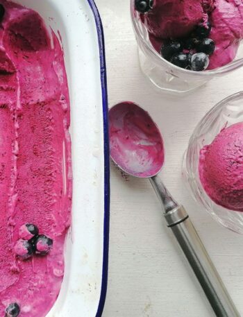 https://www.pontalo.net - Blackcurrant no-churn ice cream