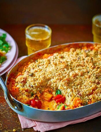 https://www.pontalo.net - Butternut squash & cherry tomato crumble