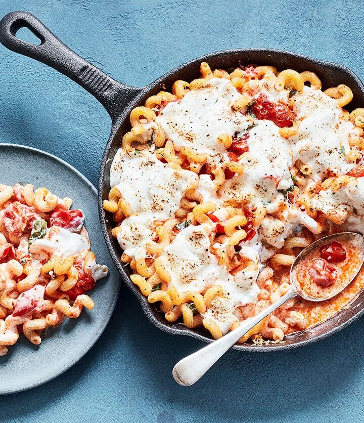 https://www.pontalo.net - Cherry tomato & ricotta cavatappi