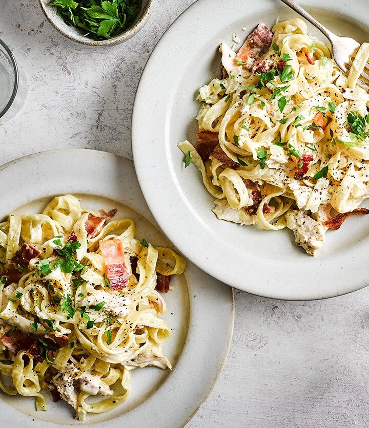 https://www.pontalo.net - Chicken & bacon pasta