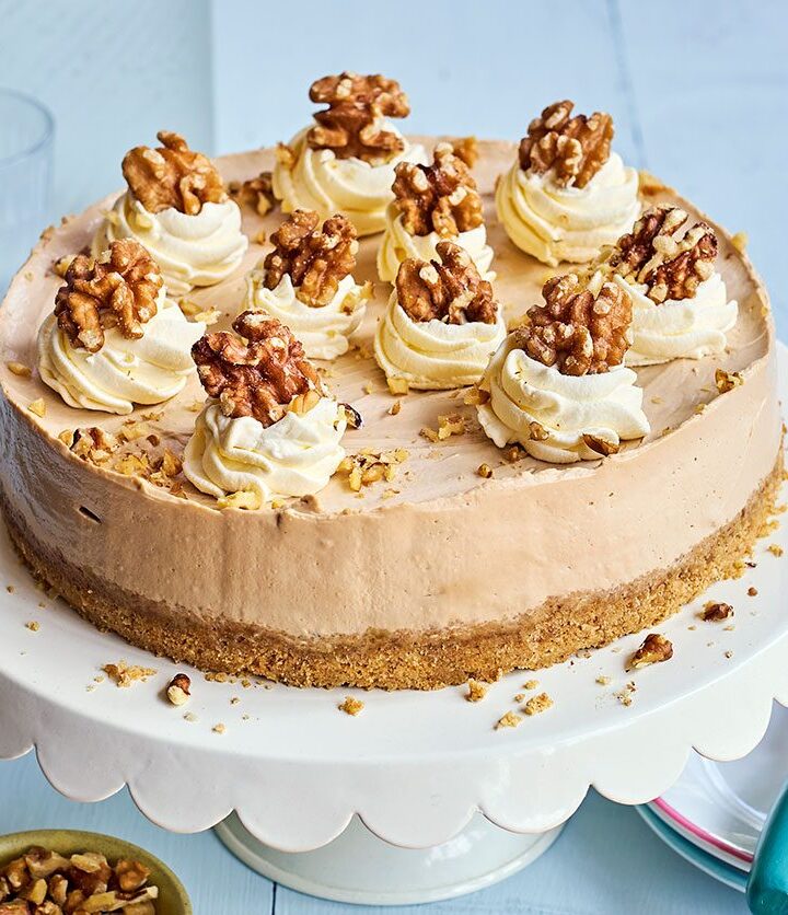 https://www.pontalo.net - Coffee & walnut cheesecake