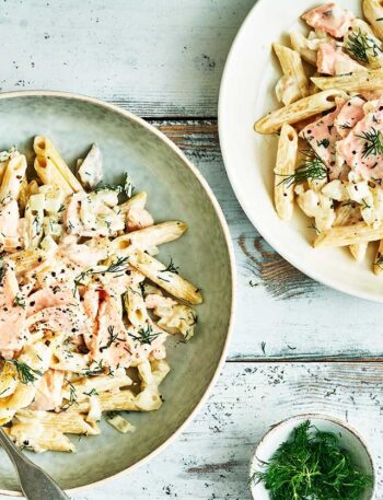 https://www.pontalo.net - Creamy salmon pasta