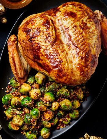 https://www.pontalo.net - Garlic and herb stuffed tender turkey crown