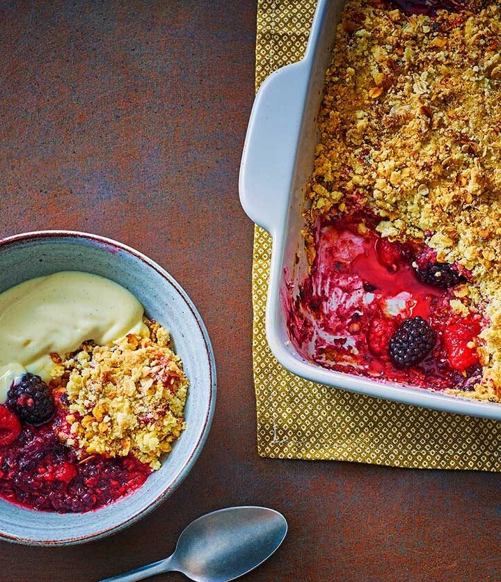 https://www.pontalo.net - Gluten-free mixed berry crumble