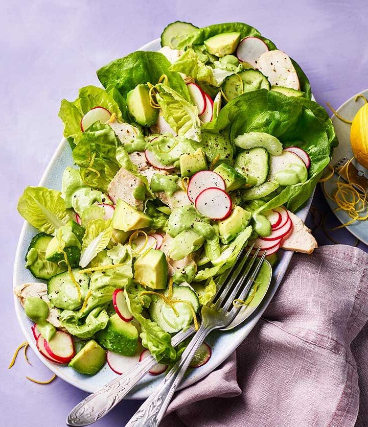 https://www.pontalo.net - Green goddess avocado salad