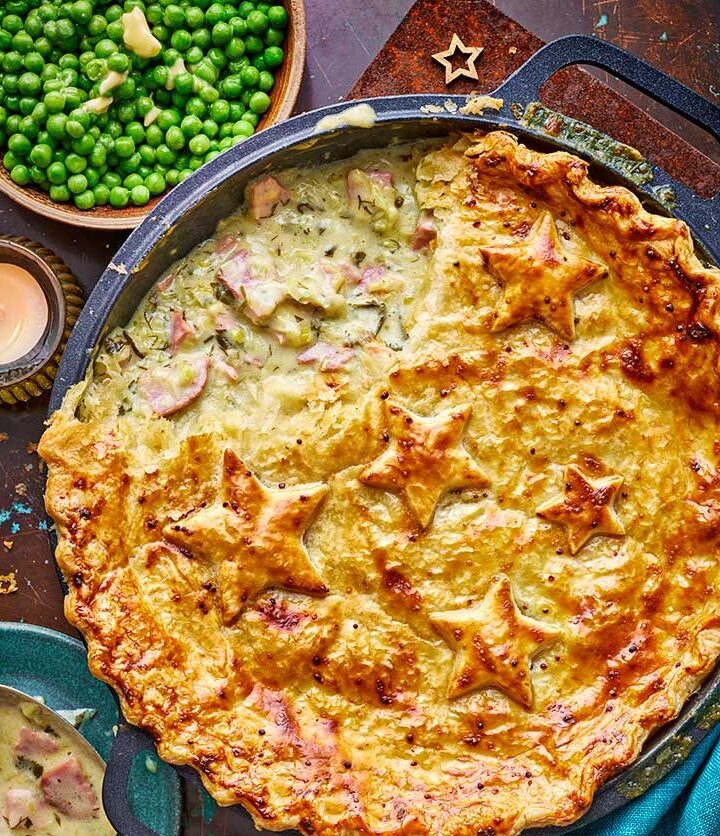 https://www.pontalo.net - Ham & leek pie with mustard pastry