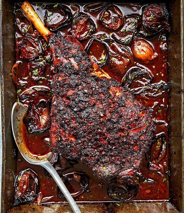 https://www.pontalo.net - Slow-cooked harissa lamb