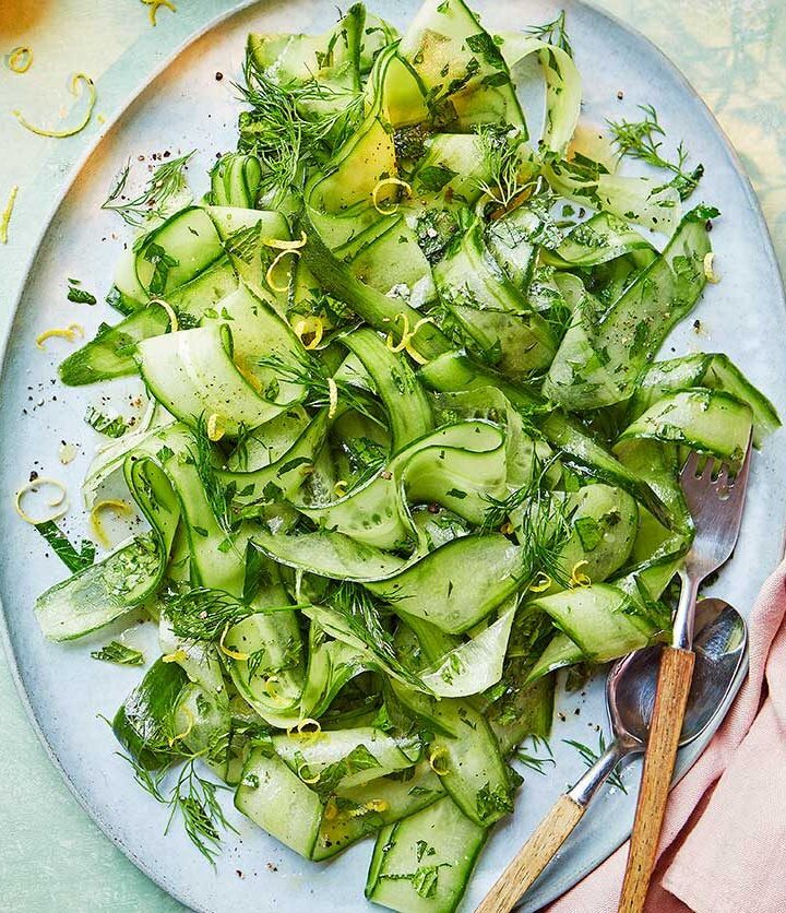 https://www.pontalo.net - Herby warm cucumbers with lemon