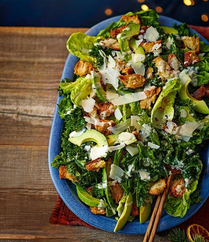 https://www.pontalo.net - Kale caesar salad