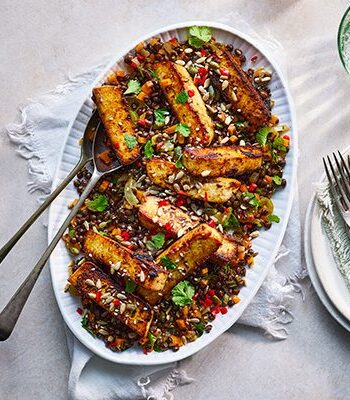 https://www.pontalo.net - Vegan lentils with soy & ginger tofu