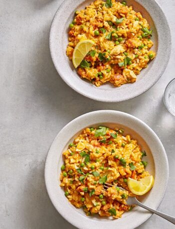 https://www.pontalo.net - Microwave cheat's paella