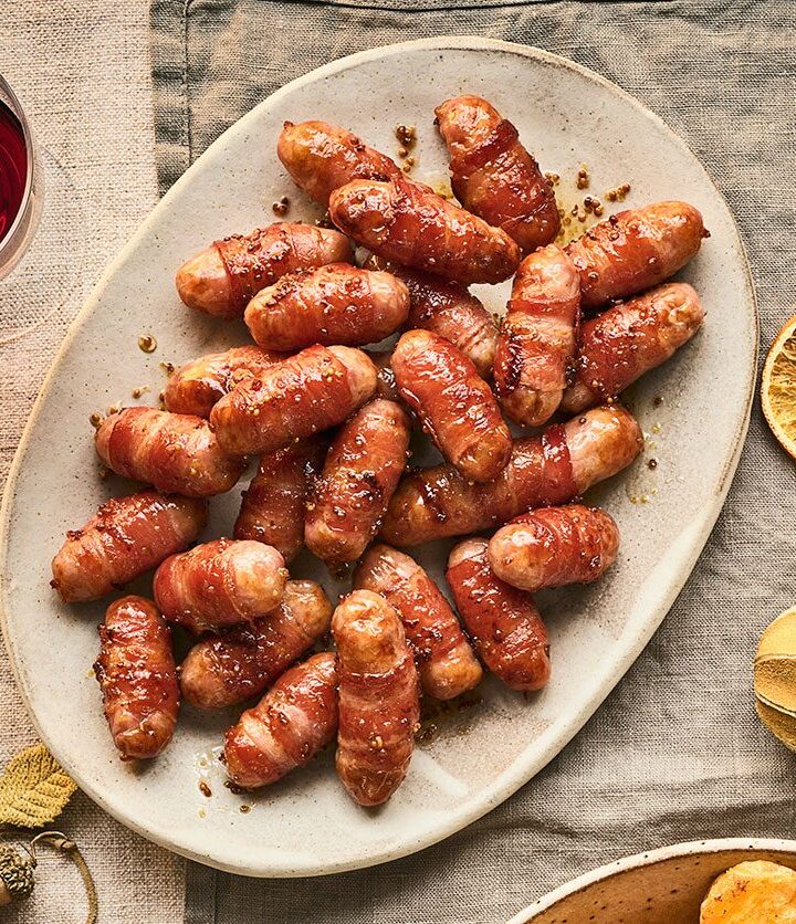 https://www.pontalo.net - Mini maple & mustard pigs in blankets