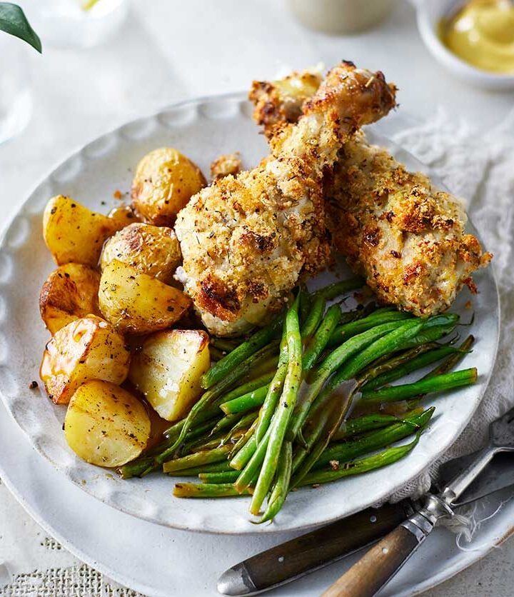 https://www.pontalo.net - Mustard & parmesan- crumbed chicken