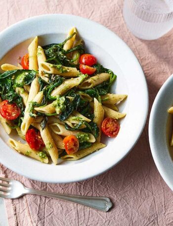 https://www.pontalo.net - Pesto spinach penne