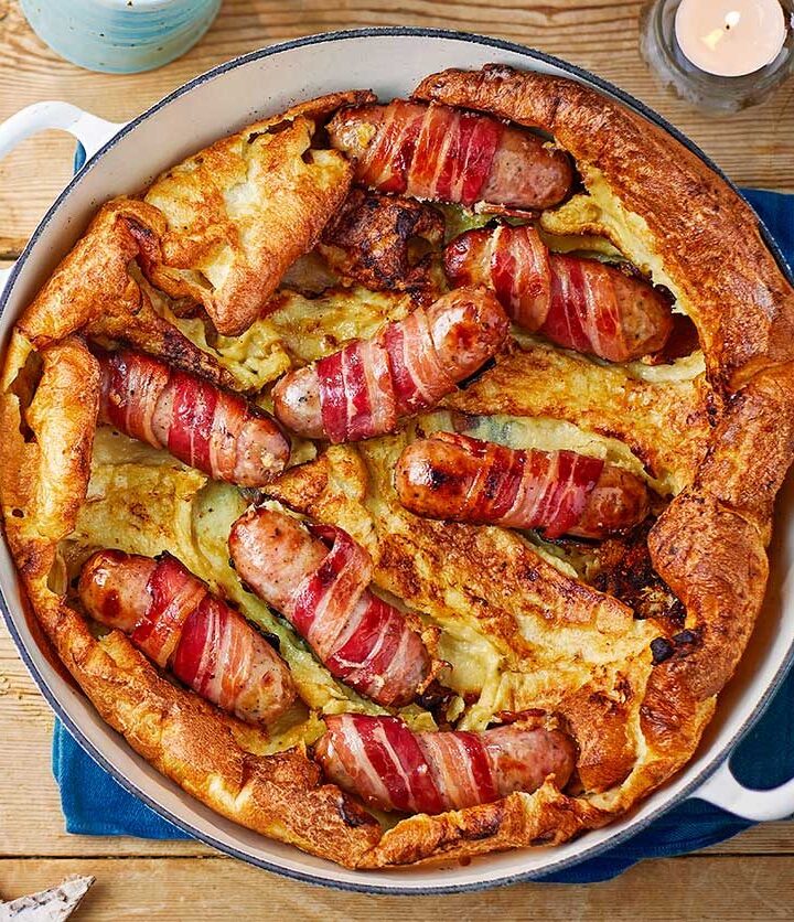 https://www.pontalo.net - Pigs-in-blankets toad in the hole