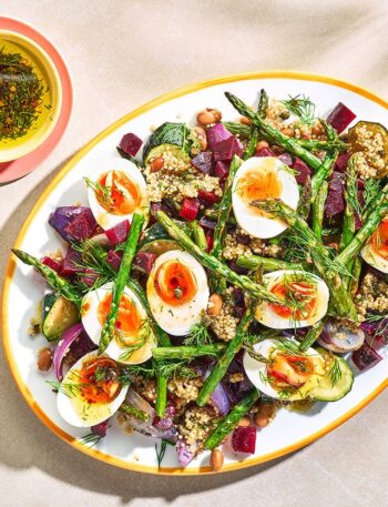 https://www.pontalo.net - Quinoa with roast asparagus