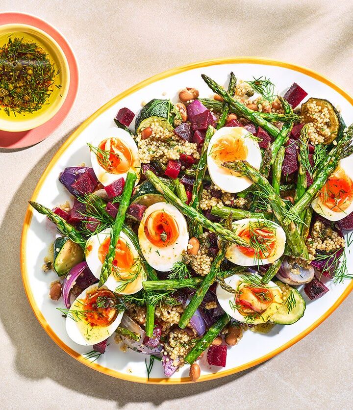 https://www.pontalo.net - Quinoa with roast asparagus