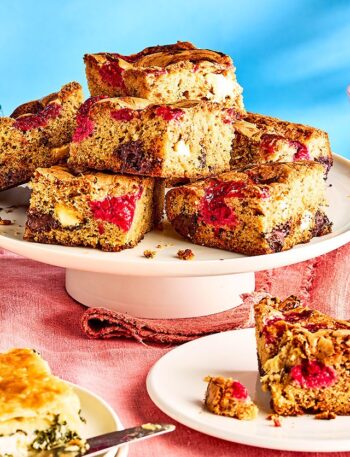 https://www.pontalo.net - Raspberry ripple blondies