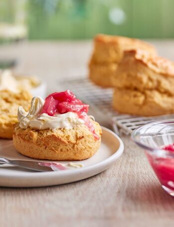 https://www.pontalo.net - Rhubarb & custard scones