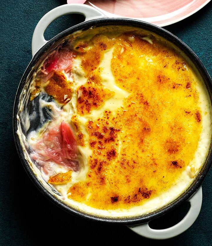 https://www.pontalo.net - Rhubarb & ginger crème brûlée