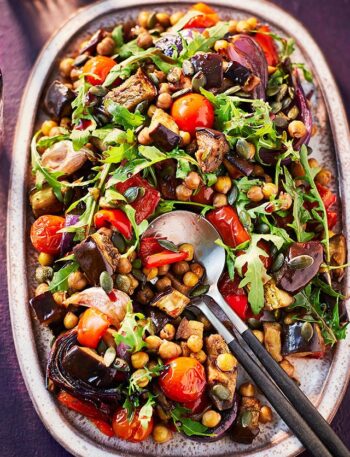 https://www.pontalo.net - Roasted aubergine salad