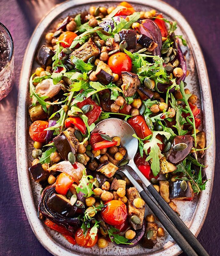 https://www.pontalo.net - Roasted aubergine salad