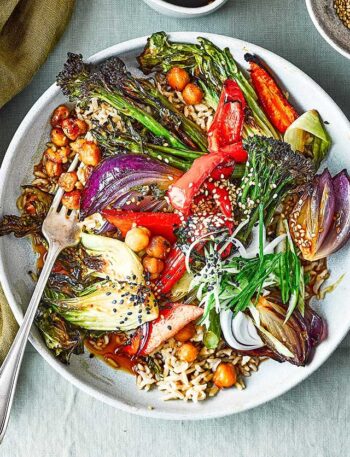 https://www.pontalo.net - Roasted teriyaki veg bowl