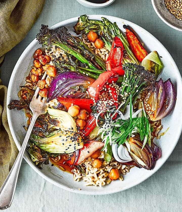 https://www.pontalo.net - Roasted teriyaki veg bowl