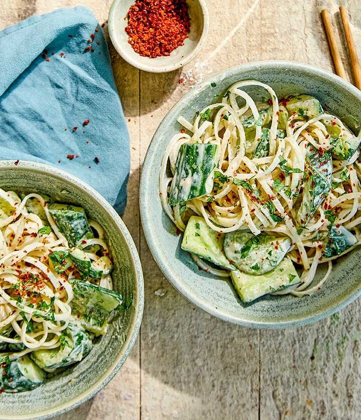 https://www.pontalo.net - Sichuan smacked cucumber noodles