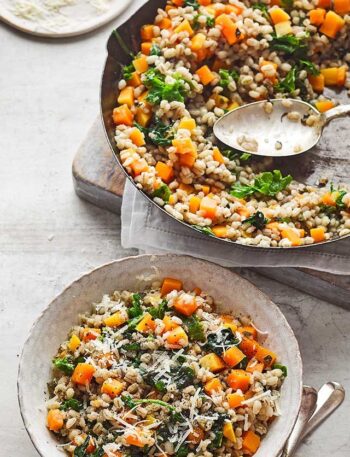 https://www.pontalo.net - Speedy butternut squash barley ‘risotto’