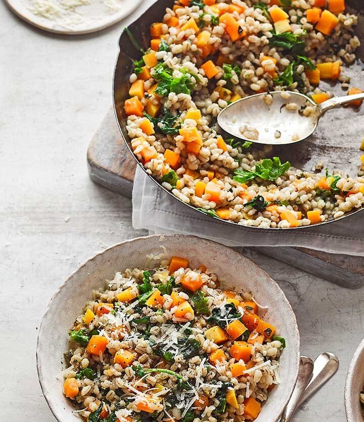 https://www.pontalo.net - Speedy butternut squash barley ‘risotto’