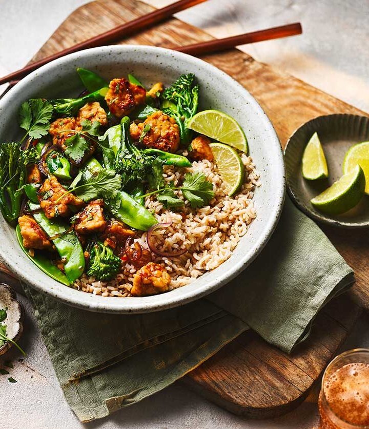 https://www.pontalo.net - Sticky tempeh stir-fry