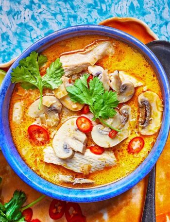 https://www.pontalo.net - Thai-inspired coconut chicken soup