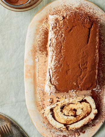 https://www.pontalo.net - Tiramisu meringue roulade