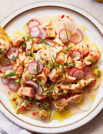 https://www.pontalo.net - Trout & radish ceviche