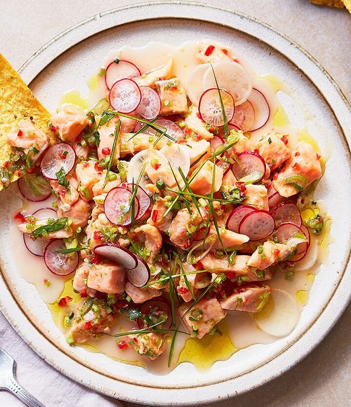 https://www.pontalo.net - Trout & radish ceviche