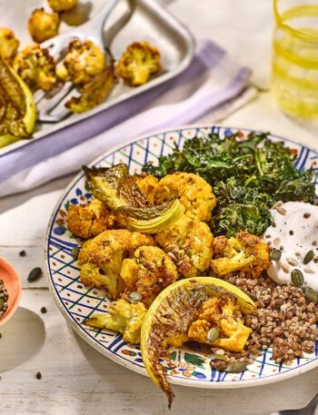 https://www.pontalo.net - Turmeric & lemon cauliflower bowl