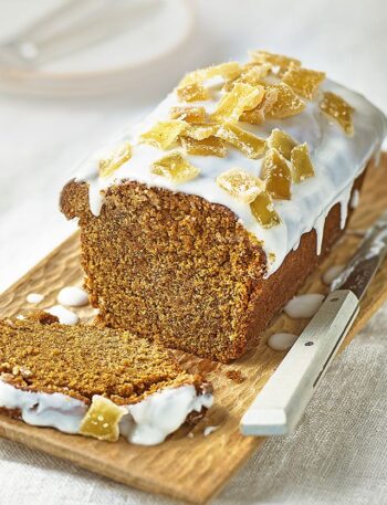 https://www.pontalo.net - Vegan ginger loaf cake