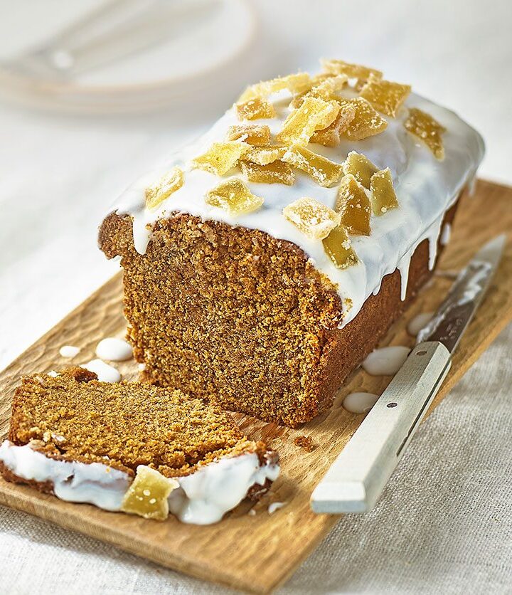 https://www.pontalo.net - Vegan ginger loaf cake