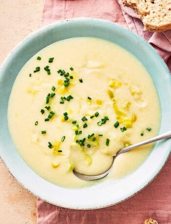 https://www.pontalo.net - Vegan leek & potato soup