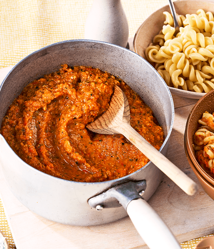 https://www.pontalo.net - Weaning recipe: Easy baby pasta sauce