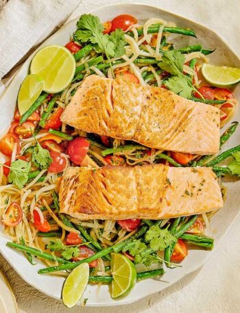 https://www.pontalo.net - Warm trout & melon salad with lime & chilli dressing