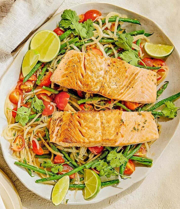 https://www.pontalo.net - Warm trout & melon salad with lime & chilli dressing