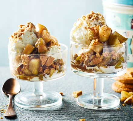 https://www.pontalo.net - Apple crumble sundae