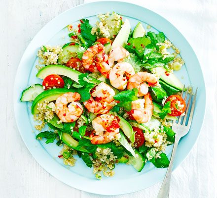 https://www.pontalo.net - Easy prawn & quinoa salad